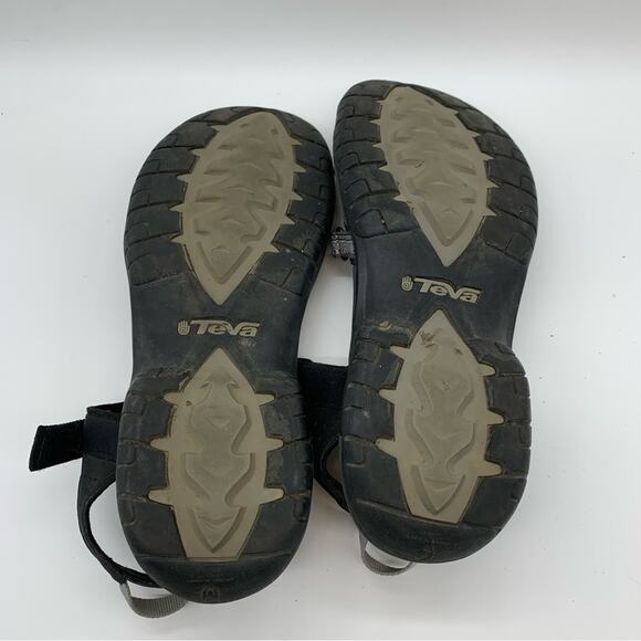Teva Verra Ankle Strap Nylon Sandals Black/Grey Size 11 Outdoor Gorpcore River - Picture 9 of 9